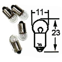 Instrument Bulbs | 6V | 4 Items | 3W | Clear