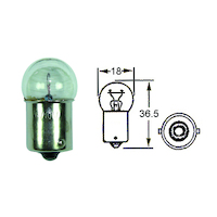 One Indicator bulb 6V 10W