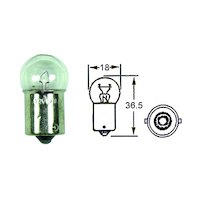 One Indicator bulb 12V 10W