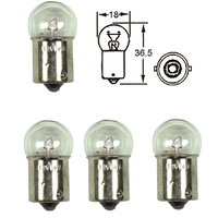 Indicator Bulbs | 12V | 4 Items | 10W | Small Head | Clear | for Honda CT110 