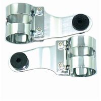 Polished Alloy Headlight Bracket | Silver Finish | Cafe Racer | Custom | Retro