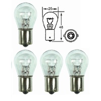 Indicator Bulbs, 12V | 4 Items |21W | Standard Head | Parallel Pins Clear TTR XR