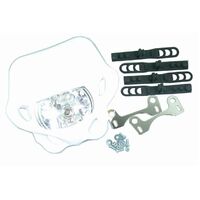 Rectangular Enduro Headlight White