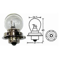 One 12V X 15W headlight bulb for Yamaha CY50 Jog 1991 to 2003