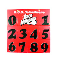 75MM Helmet Number Board Black