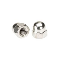 WHITES DOME NUT 6mm 10mm AF PKT=50 (thread pitch 6 x 1.0)