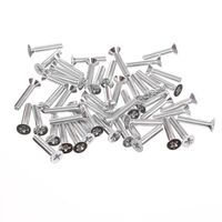 WHITES SCREW 4X20 FLAT C/SUNK PKT=50 (thread pitch 4 x 0.7)