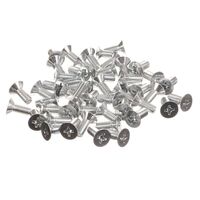 WHITES SCREW 6X15 FLAT C/SUNK PKT=50 (thread pitch 6 x 1.0)