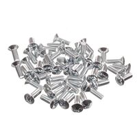 WHITES SCREW 5X15 OVAL C/SUNK PKT=50 (thread pitch 5 x 0.8)