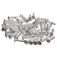 WHITES SCREW 5X20 OVAL C/SUNK PKT=50 (thread pitch 5 x 0.8)