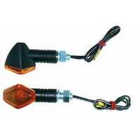 Custom Pair Mini Diamond Head 25Mm X 35Mm Motorcycle Indicators