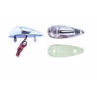 Micro Teardrop Flushmount Indicator Chrome (Pair)