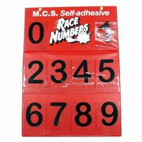 110MM Junior Arial Number Board Black
