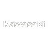 One Kawasaki Sticker White 