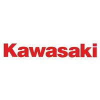 One Kawasaki Small Sticker Red 