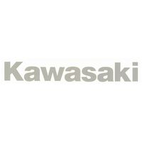 One Kawasaki Small Sticker Silver 