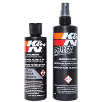 K&N Filter Recharge Kit (Black Air Filter Oil) (Squeeze)