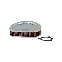 K&N High Flow Air Filter for Harley-Davidson 1584 FLHX STREET GLIDE 2008 to 2011