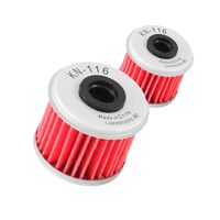 K&N Oil Filter KN-116 Pack for Honda CRF450R CRF450Rx CRF450X TRX450Er Sportrax