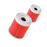 K&N Oil Filter KN-132 Two Pack for Suzuki LT-F300 | LT-F4WDX King Quad 300