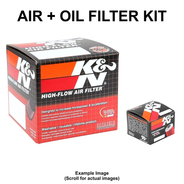 K&N Air Oil Filter Kit for Harley D 1750 Fltrxs Road Glide Specia 107CI 2018