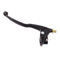 WHITES CLUTCH LEVER ASSEMBLY - BLK WITH MIRROR MOUNT