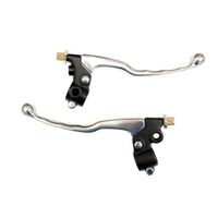 Whites Lever Assy Pair W/Mirror Hole Blk