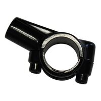 WHITES Lever Bracket Centre Split with Mirror Mount Black for 10mm mirrors