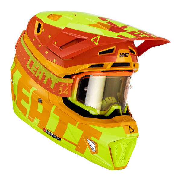 LEATT '23 HELMET KIT MOTO 7.5 V23 - CITRUS