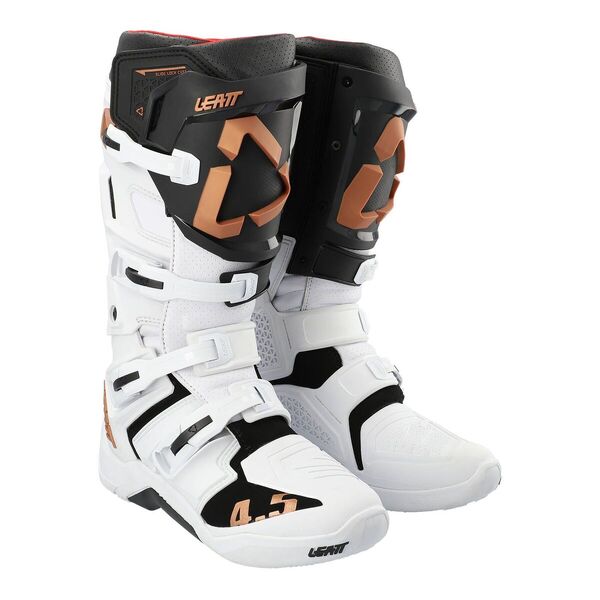 LEATT 4.5 ENDURO BOOT - WHITE / BLACK / BRONZE