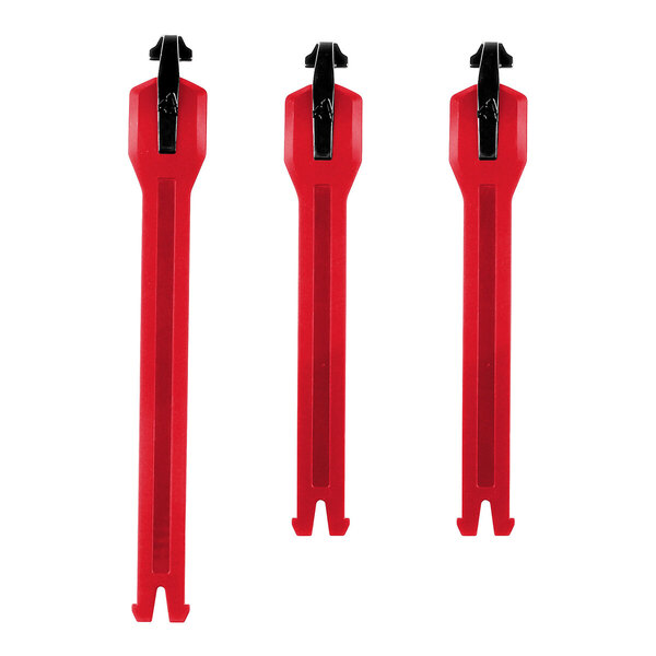 LEATT STRAP KIT 3.5 3-PCS RED