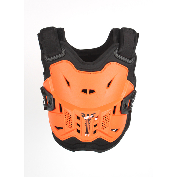 LEATT CHEST PROTECTOR 2.5 ORG/BLK KIDS 110-134CM