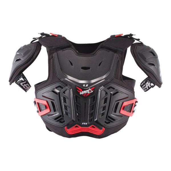 LEATT CHEST PROTECTOR 4.5 PRO JNR - BLACK/RED