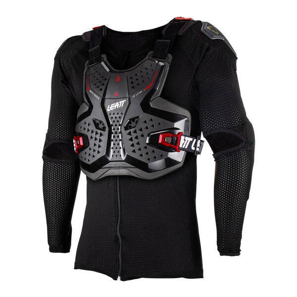 LEATT BODY PROTECTOR 3.5 JNR - BLACK/RED