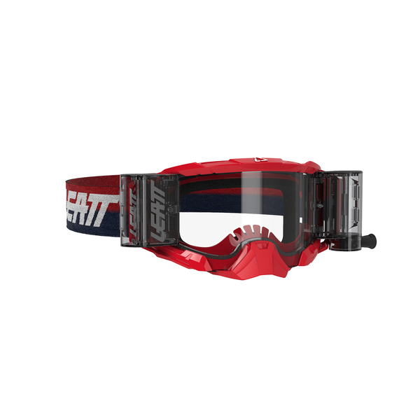 LEATT GOGGLE VELOCITY 5.5 ROLL-OFF RED /CLR LENS 83%