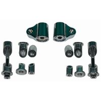 Bar End Mirror Bracket Chrome 3 In 1 