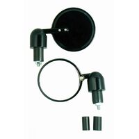 Alloy Bar End Mirror Black