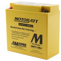 MBT14B-4 MOTOBATT QUADFLEX 12V BATTERY