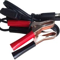  Motobatt CHARGER CABLE LEAD 18AWG 53CM' ALLIGATOR