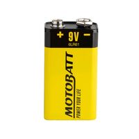 MOTOBATT 9V ALKALINE BATTERY 1 PER CARD (10BOX)