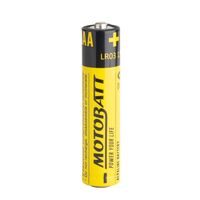 MOTOBATT AAA (LR03) 1.5 ALKALINE BATTERY 4pc/CARD (10BOX)