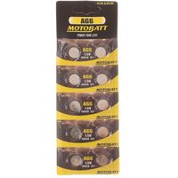 MOTOBATT AG6 1.5V ALKALINE BC BATTERY 10 PER CARD (20BOX)