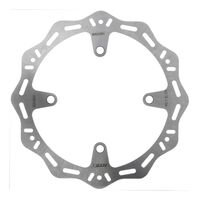 MTX Hornet Brake Disc Solid Wave Type - Rear for Kawasaki KX125 2003 to 2008