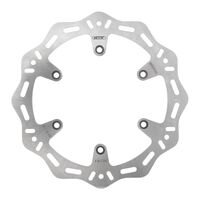 MTX Hornet Brake Disc Solid Wave Type - Rear for Husqvarna FC350 2014 to 2015