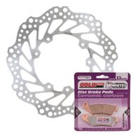 BRAKE ROTOR & PAD FRONT KIT - HON CRF450X 05-16 - WAVE