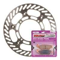 BRAKE ROTOR & PAD FRONT KIT - KAW KX250F 04-05