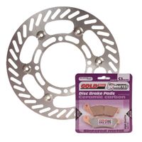 BRAKE ROTOR & PAD FRONT KIT - SUZ RMZ250 04-06