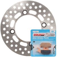 Left Brake Disc Rotor and Pads