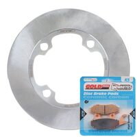 BRAKE ROTOR & PAD FRONT KIT