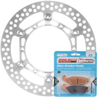 BRAKE ROTOR & PAD FRONT KIT - SUZ RM125 96-11
